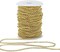 4mm Crafts Faux Pearl Beads Garland Pearl Bead Roll Strand of Pearls to Decorate Floral Centerpieces Wedding Party Favor Christmas Tree(131 Feet Gold)